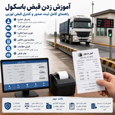 آموزش زدن قبض باسکول