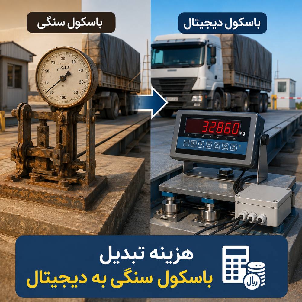 هزینه تبدیل باسکول سنگی به دیجیتال