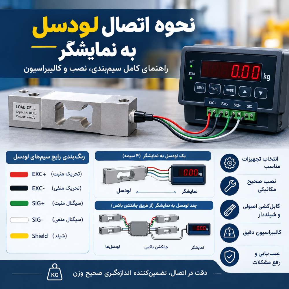 اتصال لودسل به نمایشگر
